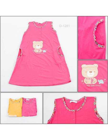 Daster/House Dress Cewek Tanpa Lengan Anne Claire All Size