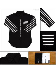 Kaos Kerah Cewek Lengan Panjang Nie Wen