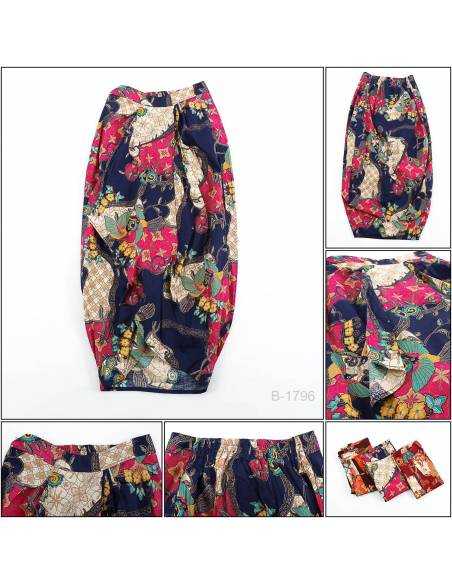 Rok Panjang/Long Skirt Motif Batik Bul Beri All Size