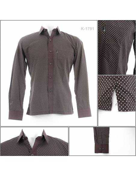 Kemeja Formal Cowok Regular Lengan Panjang Dixmont M-XL