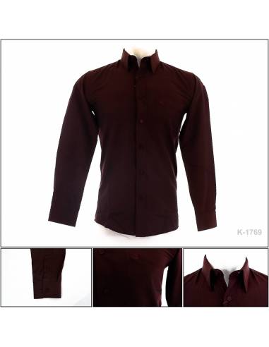 Kemeja Formal Cowok Slim Fit Lengan Panjang Rita Ricci 14,5-16