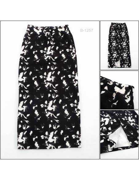 Rok Span Panjang/Long Span Skirt Hitam Grace All Size