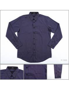 Kemeja Formal Cowok Regular Lengan Panjang  Polo L