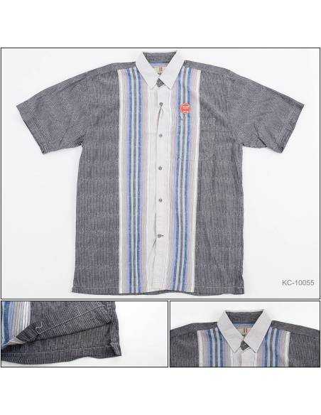 Kemeja Cowok Regular Lengan Pendek Calcio 3XL