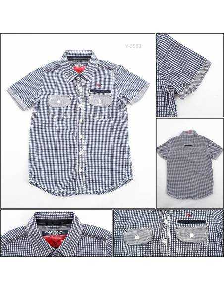 Kemeja Anak Cowok Lengan Pendek Cardinal 2-8