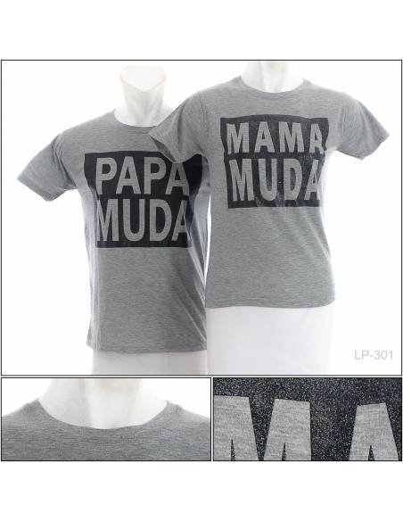 Kaos Oblong Couple Lengan Pendek Mit All Size