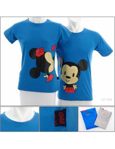 Kaos Oblong Couple Lengan Pendek Cas All Size