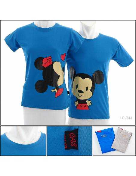 Kaos Oblong Couple Lengan Pendek Cas All Size