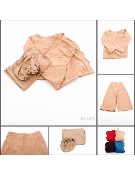 Setelan Muslim/One Set Muslim Anak Cewek Zaza 9-13