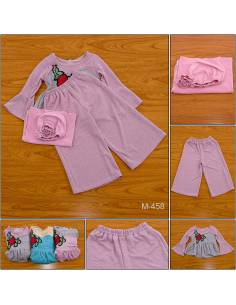 Setelan Baju Muslim/One Set Muslim Anak Cewek Zaza 3-7
