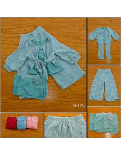 Setelan Baju Muslim/One Set Muslim Anak Cewek Zaza 11-13