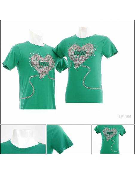 Kaos Oblong Couple Lengan Pendek Lunix All Size