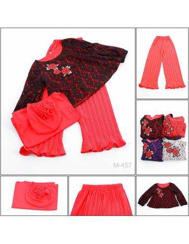 Setelan Baju Muslim/One Set Muslim Anak Cewek Burton 9-11