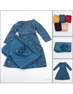 Baju Muslim/Dress Muslim Anak Cewek Burton 3-7