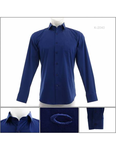 Kemeja Formal Cowok Slim Fit Lengan Panjang Cardinal M-XL