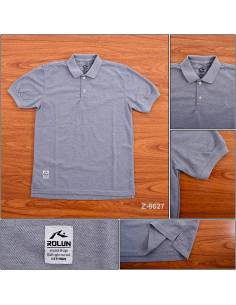 Kaos Kerah Cowok Polos Lengan Pendek Rolun M-XL