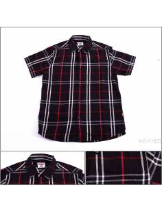 Kemeja Cowok Reguler Lengan Pendek Gabrielle S-XL