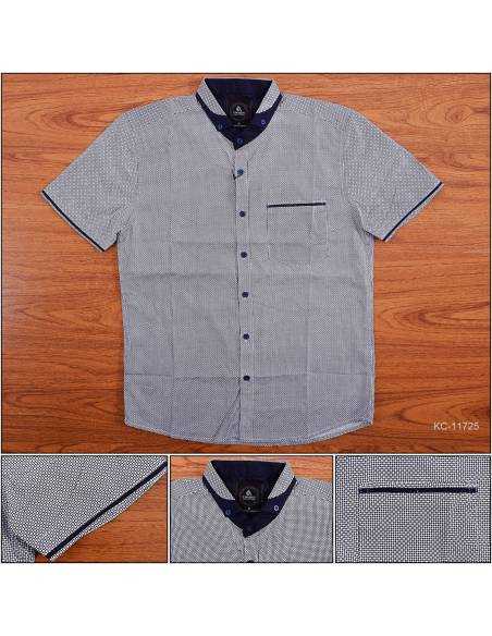 Kemeja Cowok Slim Fit Lengan Pendek Tom Ferricks M-XL