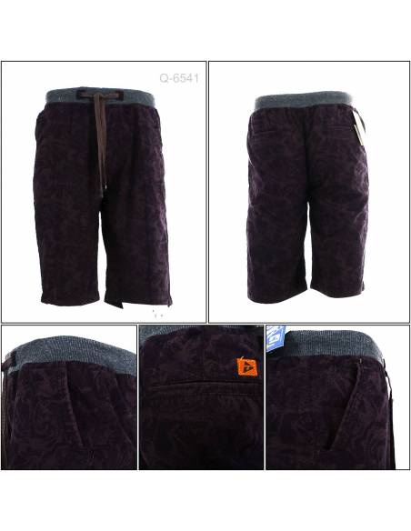 Celana Pendek Cowok Rib Kolor Abu Tua Top Ten M-XL