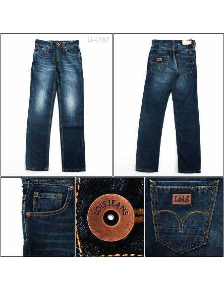 Celana Panjang Jeans Reguler Cowok Lois 27-38