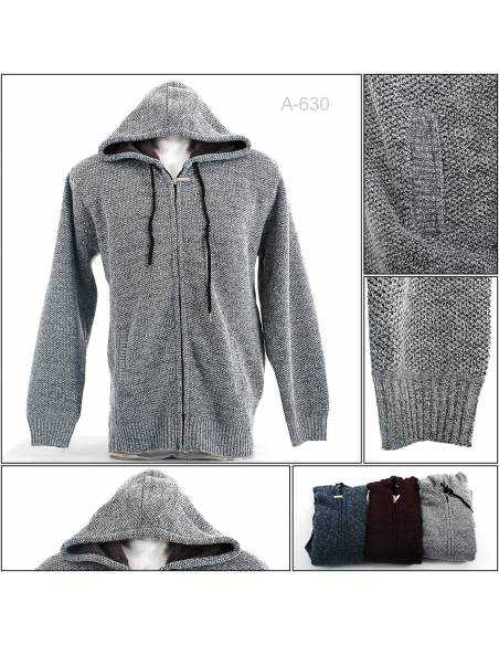 Jaket/Sweater Rajut Cowok/Cewek Alpheus XL-3XL