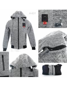 Jaket/Sweater Rajut Cowok Berheadset Spacesuie XL-3XL