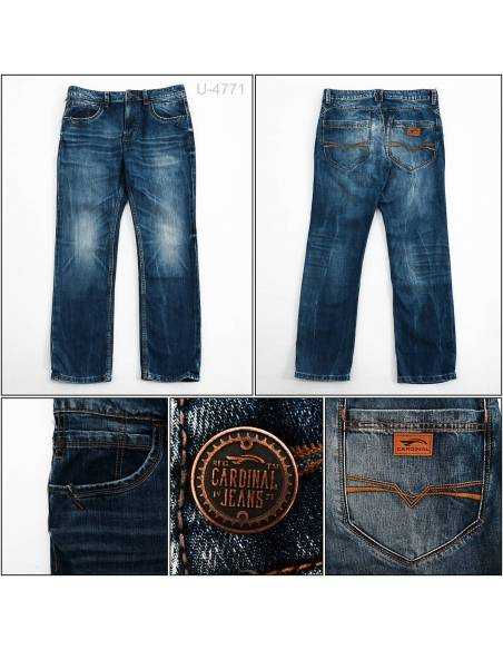 Celana Panjang Jeans Slim Fit Cowok Cardinal 33-36