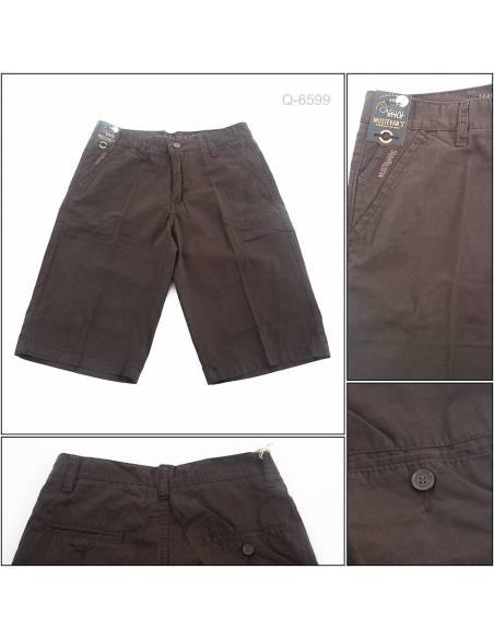 Celana Pendek Cowok Coklat Tua  Must Evan's 28-32
