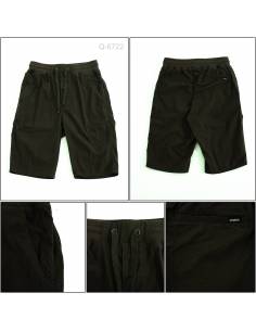 Celana Pendek Rib Kolor Hijau Tua Arvada M-XL