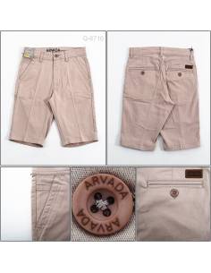 Celana Pendek Cowok Katun Coklat Muda Arvada 27-32