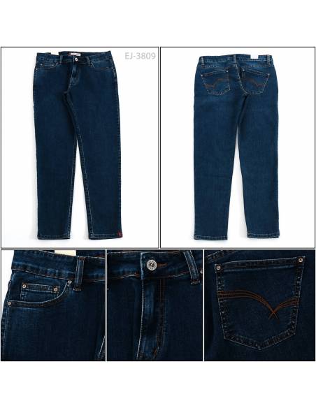 Celana Panjang Jeans Cewek Biru Tua Ako 32-36