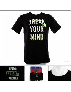 Kaos Oblong Cowok Lengan Pendek Super Brave M-XL