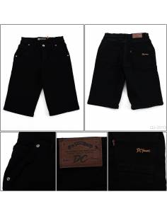 Celana Pendek Jeans Cowok Slim Fit Stretch DC 34