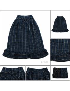 Rok Panjang/Long Skirt Motif Kotak Peter