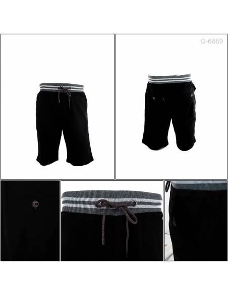 Celana Pendek Rib Kolor Cowok Fenda M-XL