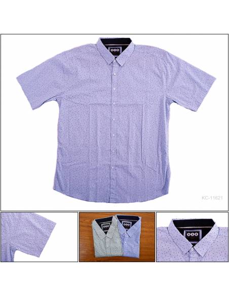 Kemeja Cowok Reguler Lengan Pendek RGB 2XL-3XL