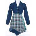 Dress Jeans Cewek Lengan Panjang Very Me