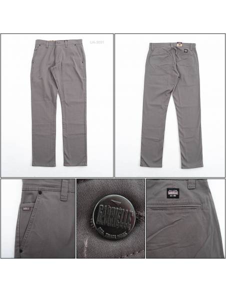 Celana Panjang Katun Cowok Gabrielle Abu 30-38