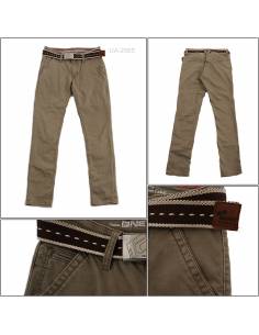 Celana Panjang Katun Reguler Cowok Stretch  New Basic 28-30