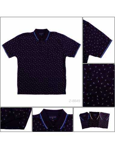 Kaos Kerah Cowok Motif Lengan Pendek Tony Montana 3XL-5XL