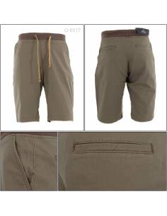 Celana Pendek Cowok Rib Kolor Rock Sky M-XL