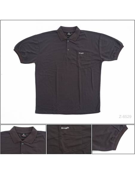 Kaos Kerah Cowok Polos Lengan Pendek Strunggle 2L-3L