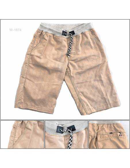 Celana Pendek Katun Anak Cowok Rib Color Jevper 25