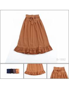Rok Panjang/Long Skirt Polos + tali Petter