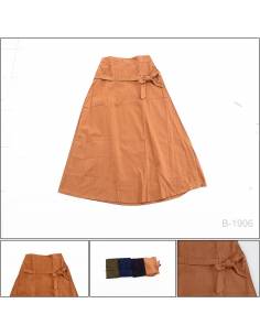 Rok Panjang/Long Skirt Polos + Pita Samping Petter
