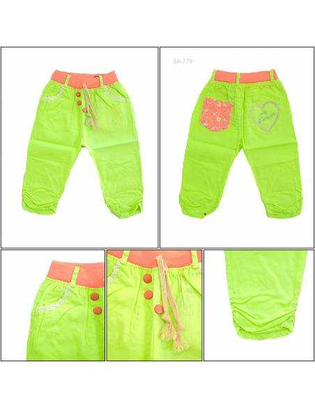 Celana Pendek Katun Anak Cewek 3XK 19-23