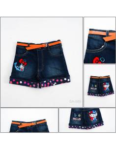 Celana Pendek Jeans Anak Cewek Hudie S
