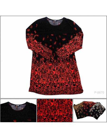 Atasan Blus Cewek Lengan Panjang Aurum All Size