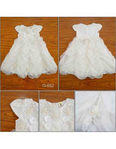 Gaun Anak Cewek/Gaun Pesta/Dress Corry Kid Lengan Pendek Subur Jaya 1-4