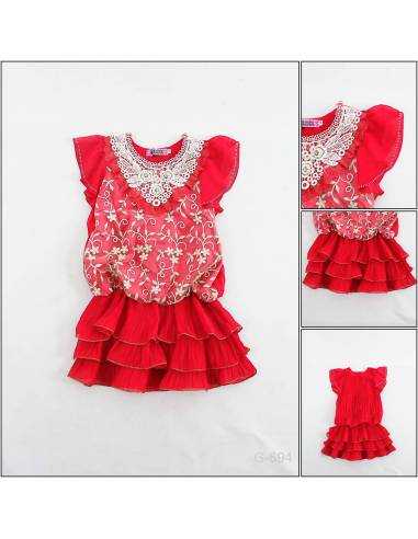 Gaun Anak Cewek/Gaun Pesta/Children Party Dress/Dress Corry Kid CSB 30-32